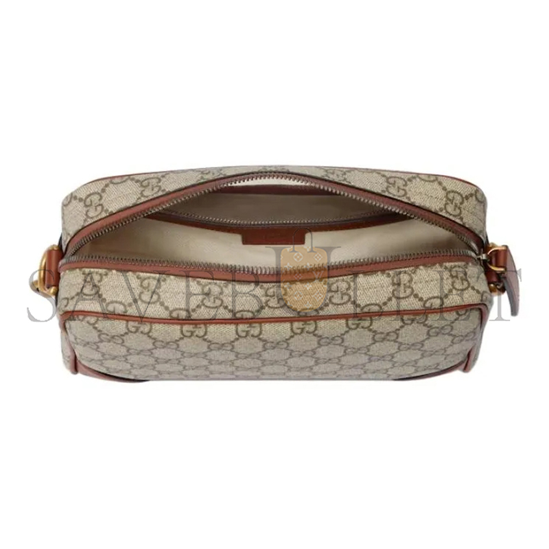 GUCCI GG EMBLEM SMALL CROSSBODY BAG 821155 (23*16.5*8cm)